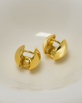 Gold Vermeil Ball Huggie Hoops