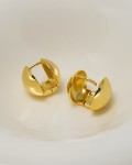 Gold Vermeil Ball Huggie Hoops