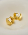 Gold Vermeil Ball Huggie Hoops