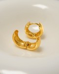 Gold Vermeil Chunky Huggie Hoops 