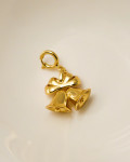 Gold Jingle Bell Charm Pendant
