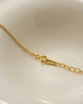 Gold Croissant Pendant Necklace